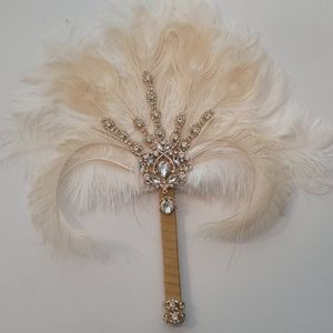 Roaring 20s Handheld Feather Fan